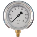 Gauge, 4, 1/4 LM 30psi SS LF Flanged