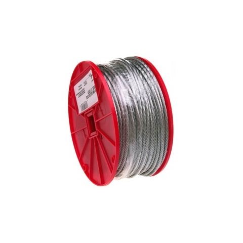 Cable 1/8 7x7 Galvanized, 500/roll