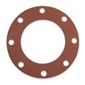 TTMA Flange Gasket Red Silicone 4 in