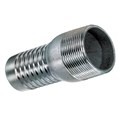 Combination Nipple 304 Stainless 1/2 in