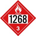 Placard 1 Sided Rigid UN1268 Flammable