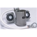 Socket, Stainless Steel, Double Contact