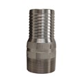 Combination Nipple Stainless 3 in