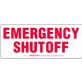 Emergency Shutoff Label
