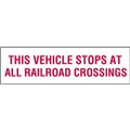 Vehicle Stops at Rail Road Crossings